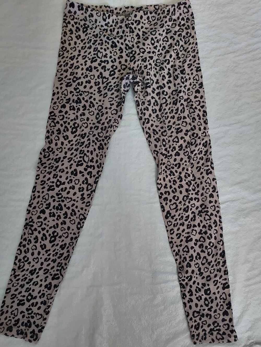 Arizona Jean Company Gray And Black Leopard-Print Girls' Leggings